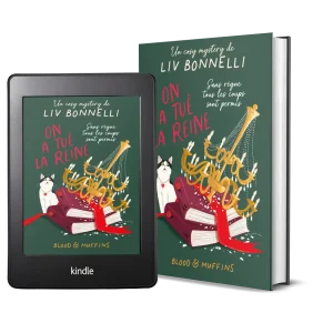 On a tué la reine de Liv Bonnelli, visuel des formats Kindle et livre imprimé